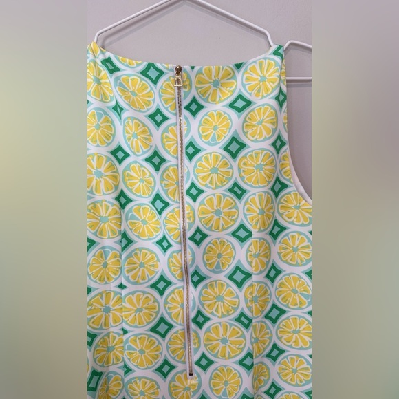 Sail To Sable STS Shift Dress Size Medium Sleeveless Yellow Lemon Green $2151748 - Picture 8 of 15